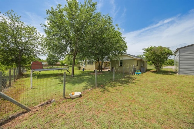 4120 SE 112th St, Moore, OK 73160 - view of yard with central AC