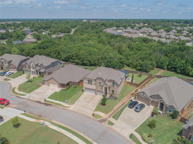 1417 Cordgrass Ct, Edmond, OK 73013 - aerial view of property and surrounding area with nearby suburban area