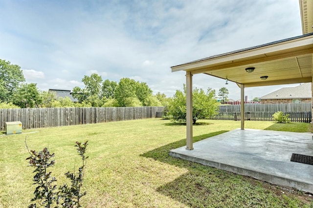 17504 Silverhawk Way, Edmond, OK 73012 - view of yard with a patio