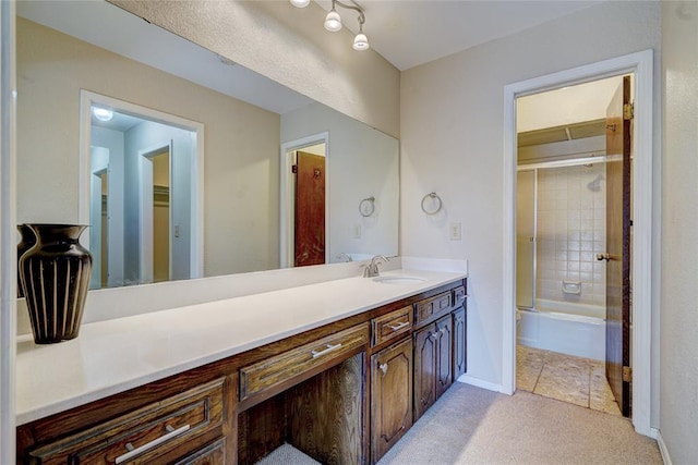 12217 Cork Rd, Oklahoma City, OK 73162 - full bath featuring vanity and enclosed tub / shower combo