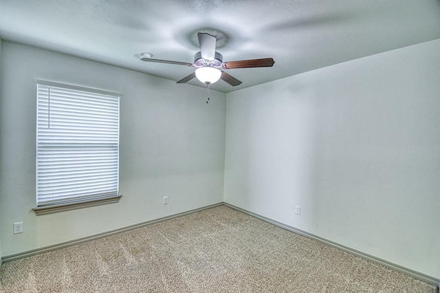 3024 Wakefield Rd, Edmond, OK 73034 - carpeted empty room featuring a ceiling fan and baseboards