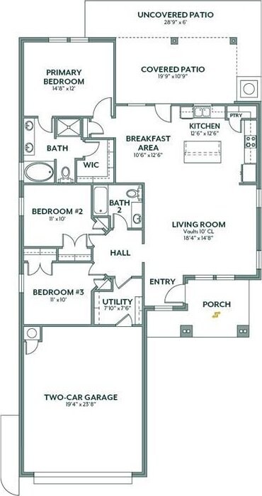 3001 Red Cedar Way, Norman, OK 73069 - room layout