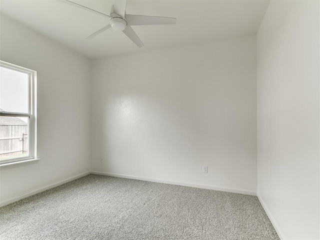 8525 Maple Creek Rd, Arcadia, OK 73007 - carpeted empty room with ceiling fan and baseboards