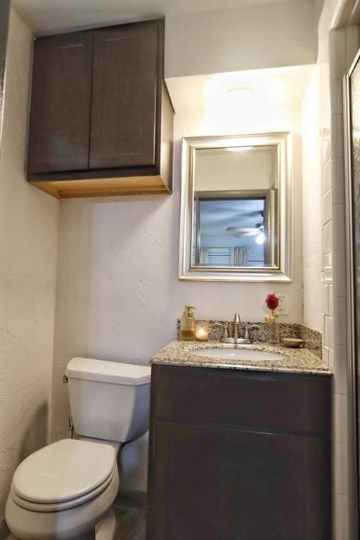 5704 N Warren Ave, Oklahoma City, OK 73112 - full bath with toilet and vanity