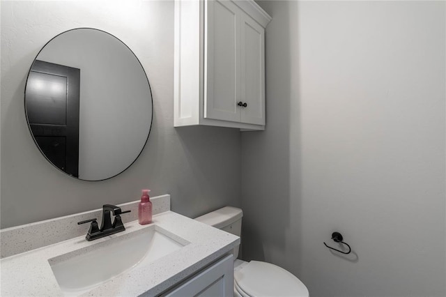 5808 Ledgestone Dr, Mustang, OK 73064 - bathroom with vanity and toilet