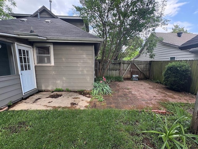 408 N Findlay St, Norman, OK 73071 - fenced backyard featuring a patio area