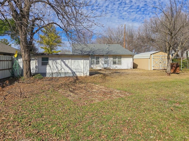 226 E Iowa St, Walters, OK 73572 - view of back of house