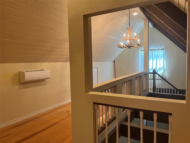216 N Bk 1600 Rd, Stigler, OK 74462 - detailed view of a chandelier, wood finished floors, baseboards, and recessed lighting