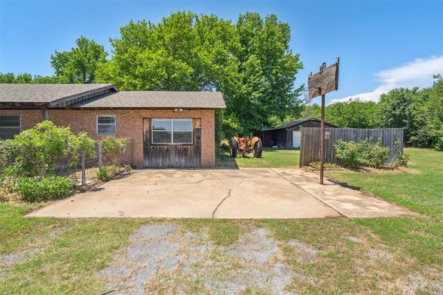 1317 S 58th St, Duncan, OK 73534 - view of patio