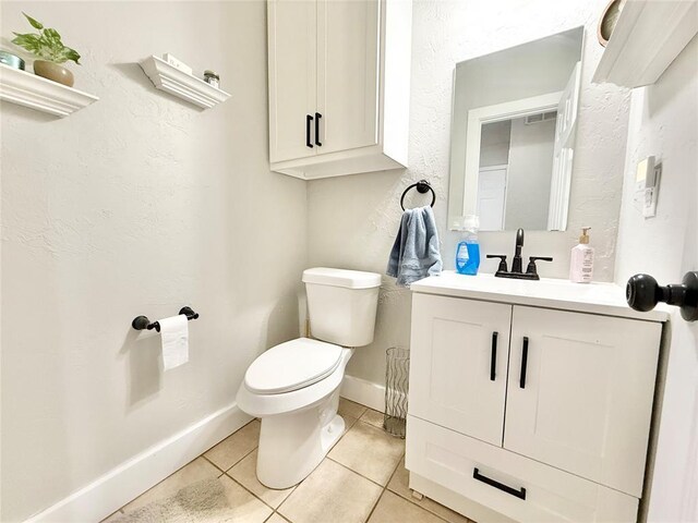 9977 Birkenhead Ct, Yukon, OK 73099 - bathroom with tile patterned floors and vanity