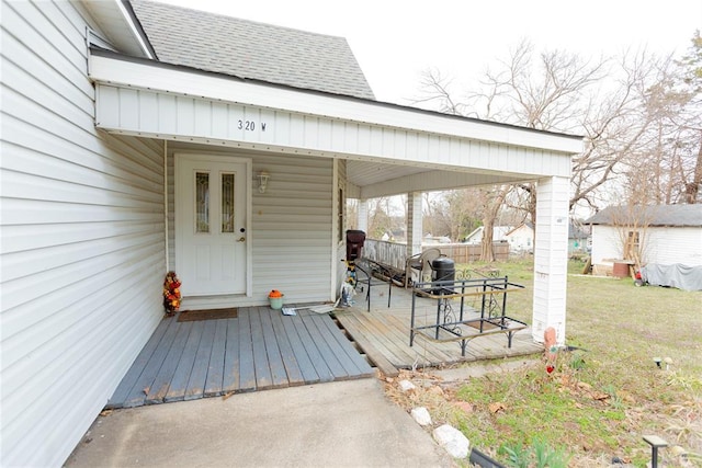 320 W Forest Ave, Eufaula, OK 74432 - view of deck