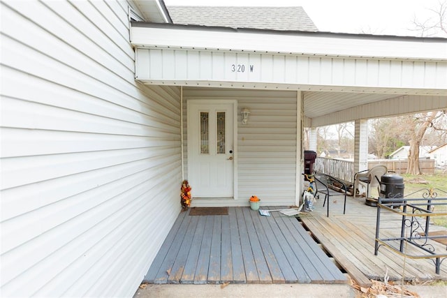 320 W Forest Ave, Eufaula, OK 74432 - view of deck
