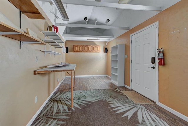 2113 N Gatewood Ave, Oklahoma City, OK 73106 - basement with wood finished floors and baseboards