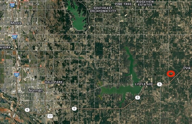 19350 8 A St, Norman, OK 73026 - aerial view of property's location
