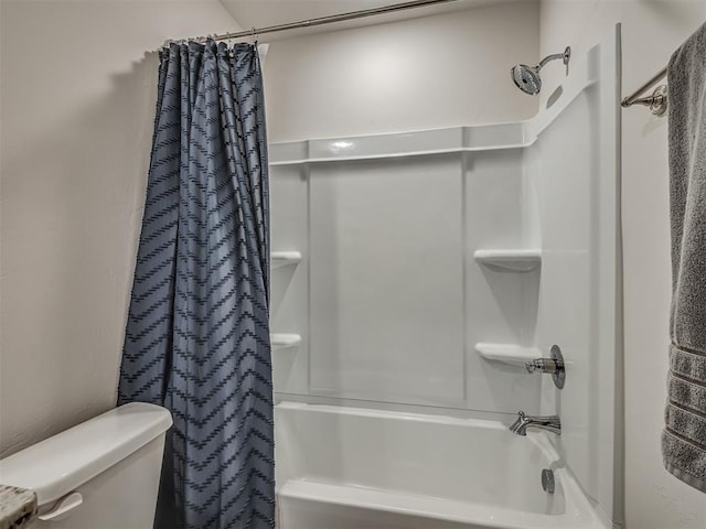 1940 Eli Ave, Tuttle, OK 73089 - bathroom with shower / bathtub combination with curtain and toilet