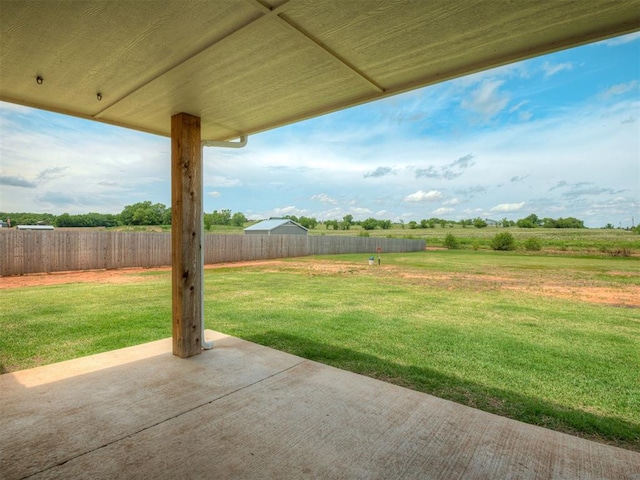 1940 Eli Ave, Tuttle, OK 73089 - view of yard with a patio area