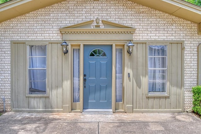 1439 Greenbriar Dr, Norman, OK 73072 - view of exterior entry featuring brick siding