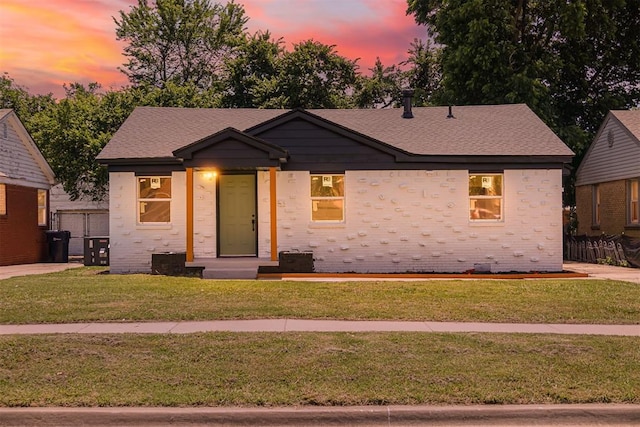 3804 NW 19th St, Oklahoma City, OK 73107 - view of front of home with brick siding and roof with shingles