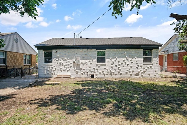 3804 NW 19th St, Oklahoma City, OK 73107 - back of house with a gate
