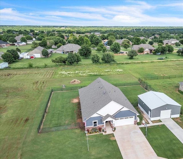 13091 Mannington Rd, Edmond, OK 73025 - aerial perspective of suburban area