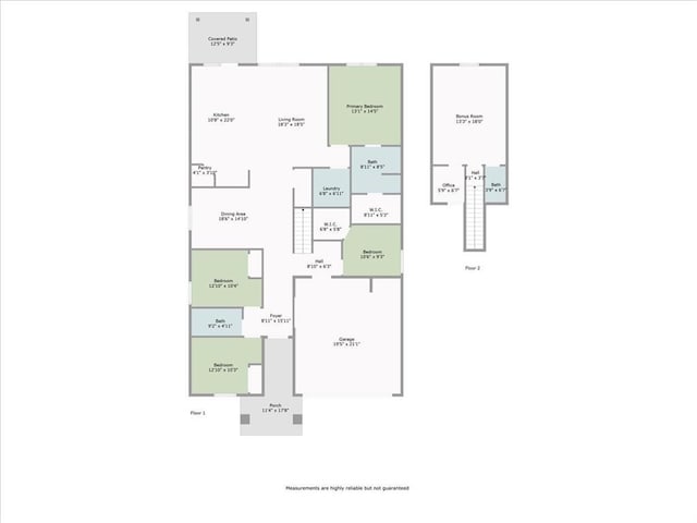 13091 Mannington Rd, Edmond, OK 73025 - floor plan / room layout
