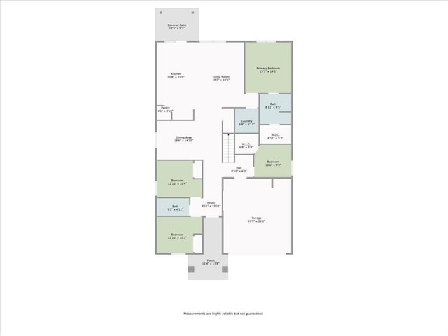 13091 Mannington Rd, Edmond, OK 73025 - floor plan / room layout