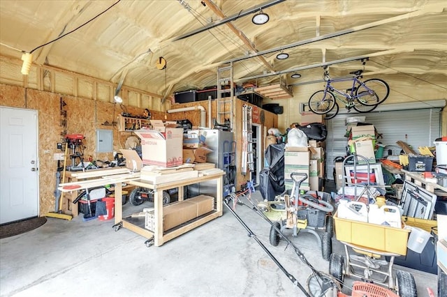 13091 Mannington Rd, Edmond, OK 73025 - garage featuring electric panel