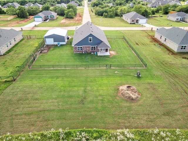 13091 Mannington Rd, Edmond, OK 73025 - aerial view of residential area