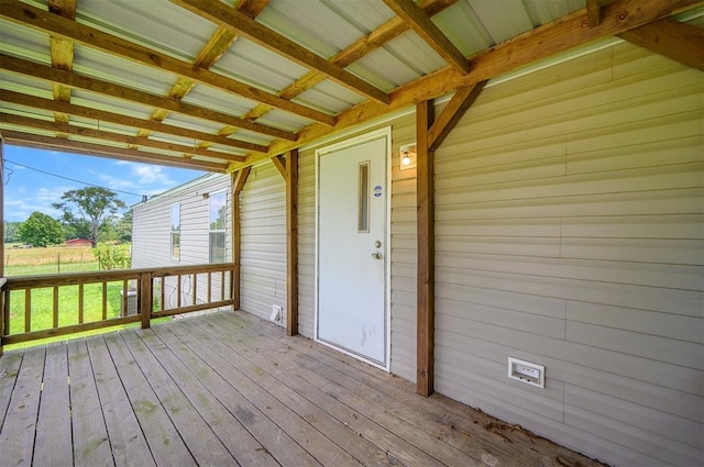 2991 Peavey Xing, Broken Bow, OK 74728 - view of wooden terrace