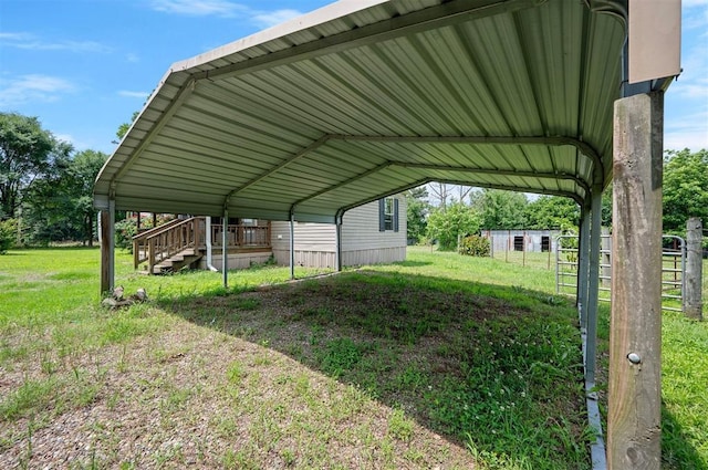 2991 Peavey Xing, Broken Bow, OK 74728 - view of vehicle parking featuring a carport
