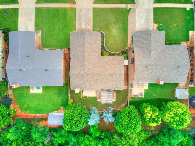7204 Walnut Creek Dr, Oklahoma City, OK 73142 - bird's eye view
