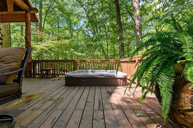 185 Marlin Dr, Broken Bow, OK 74728 - view of wooden deck