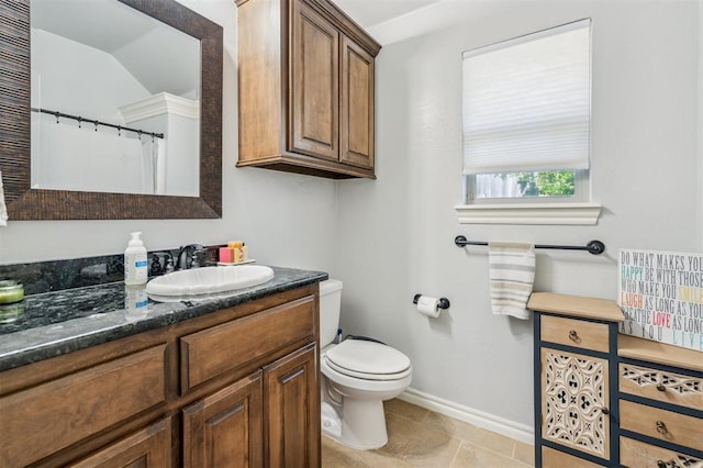 908 Carol Ann Pl, Moore, OK 73160 - bathroom featuring vanity and toilet