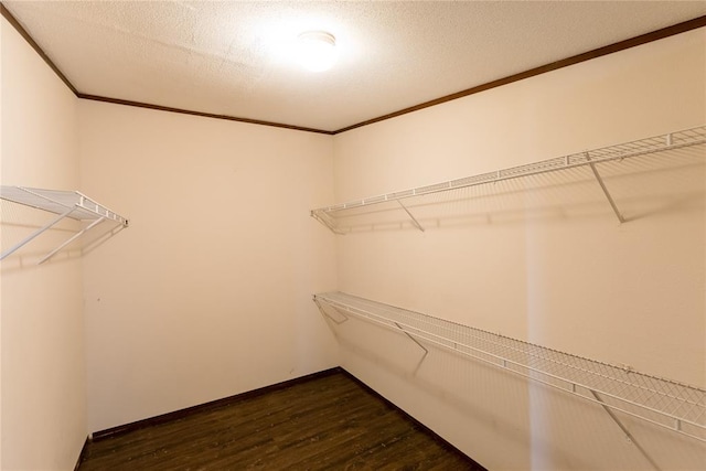 20649 E 1110th Rd, Canute, OK 73626 - spacious closet with dark wood finished floors