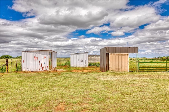 20649 E 1110th Rd, Canute, OK 73626 - view of yard with a rural view