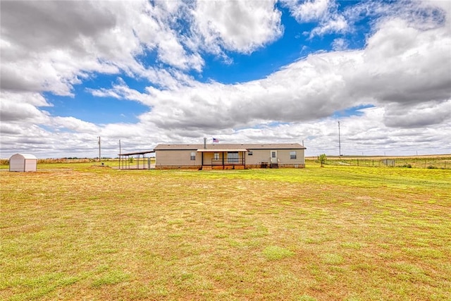 20649 E 1110th Rd, Canute, OK 73626 - view of grassy yard with a view of rural / pastoral area