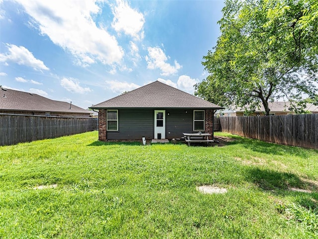 4212 Bonaparte Blvd, Midwest City, OK 73110 - back of property with brick siding