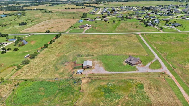 3895 NE Arrowhead Rd, Piedmont, OK 73078 - aerial overview of property's location featuring rural landscape