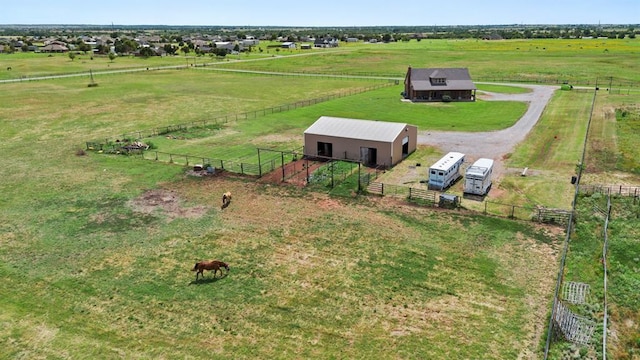 3895 NE Arrowhead Rd, Piedmont, OK 73078 - overview of rural landscape featuring a pastoral area