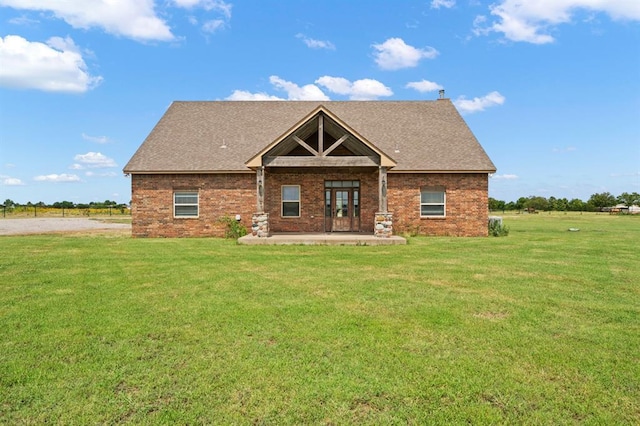 3895 NE Arrowhead Rd, Piedmont, OK 73078 - craftsman-style house featuring a front lawn, brick siding, and a shingled roof