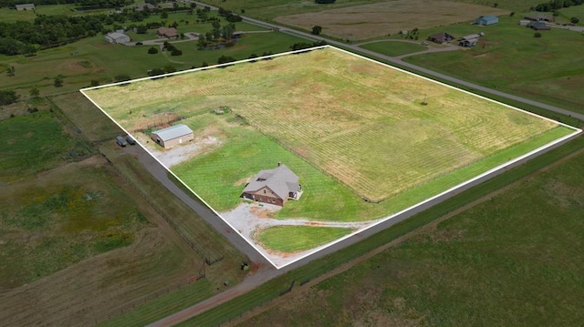 3895 NE Arrowhead Rd, Piedmont, OK 73078 - aerial view of property's location featuring property boundaries highlighted and rural landscape