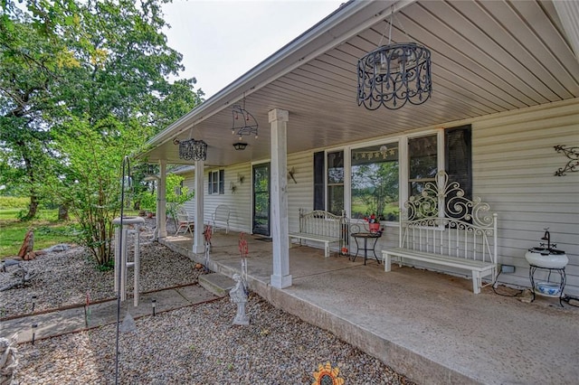 13086 240th, Blanchard, OK 73010 - view of covered porch
