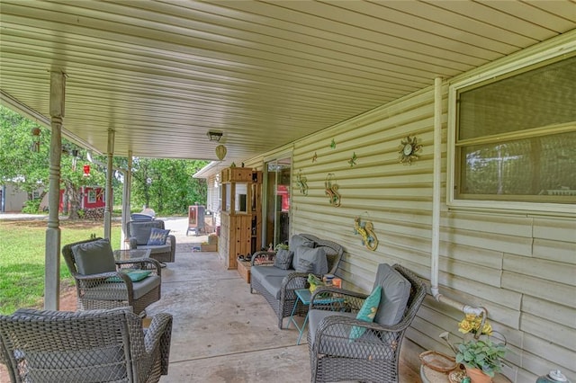 13086 240th, Blanchard, OK 73010 - view of patio featuring an outdoor living space