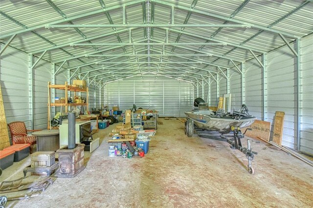 13086 240th, Blanchard, OK 73010 - garage with metal wall