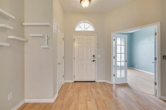 5600 Darla Dr, Oklahoma City, OK 73135 - entryway with light wood-type flooring and baseboards