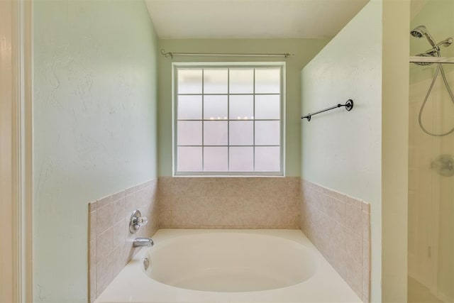 5600 Darla Dr, Oklahoma City, OK 73135 - full bath featuring a bath, healthy amount of natural light, and a shower