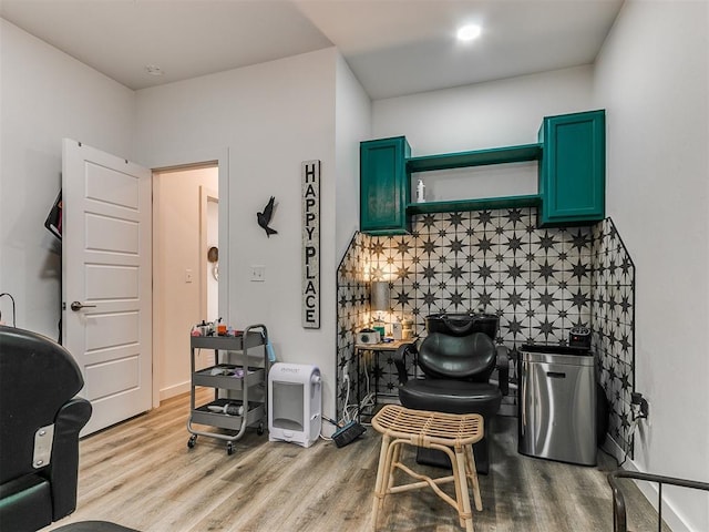 8324 NW 151st Ter, Edmond, OK 73013 - kitchen with wood finished floors