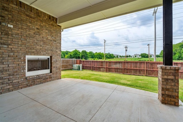 1513 Reid Pryor Rd, Norman, OK 73072 - fenced backyard featuring a patio