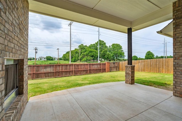1513 Reid Pryor Rd, Norman, OK 73072 - fenced backyard with a patio area