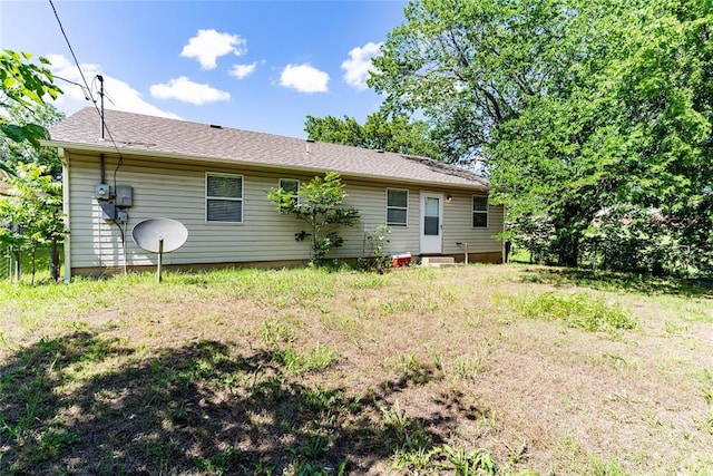 1343 E Moses St, Cushing, OK 74023 - view of rear view of house
